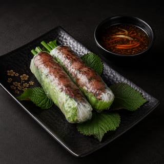 [6A] Pork Sausage Spring Rolls