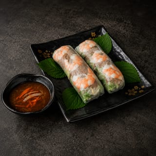 [1A] Shrimp and Pork Spring Rolls